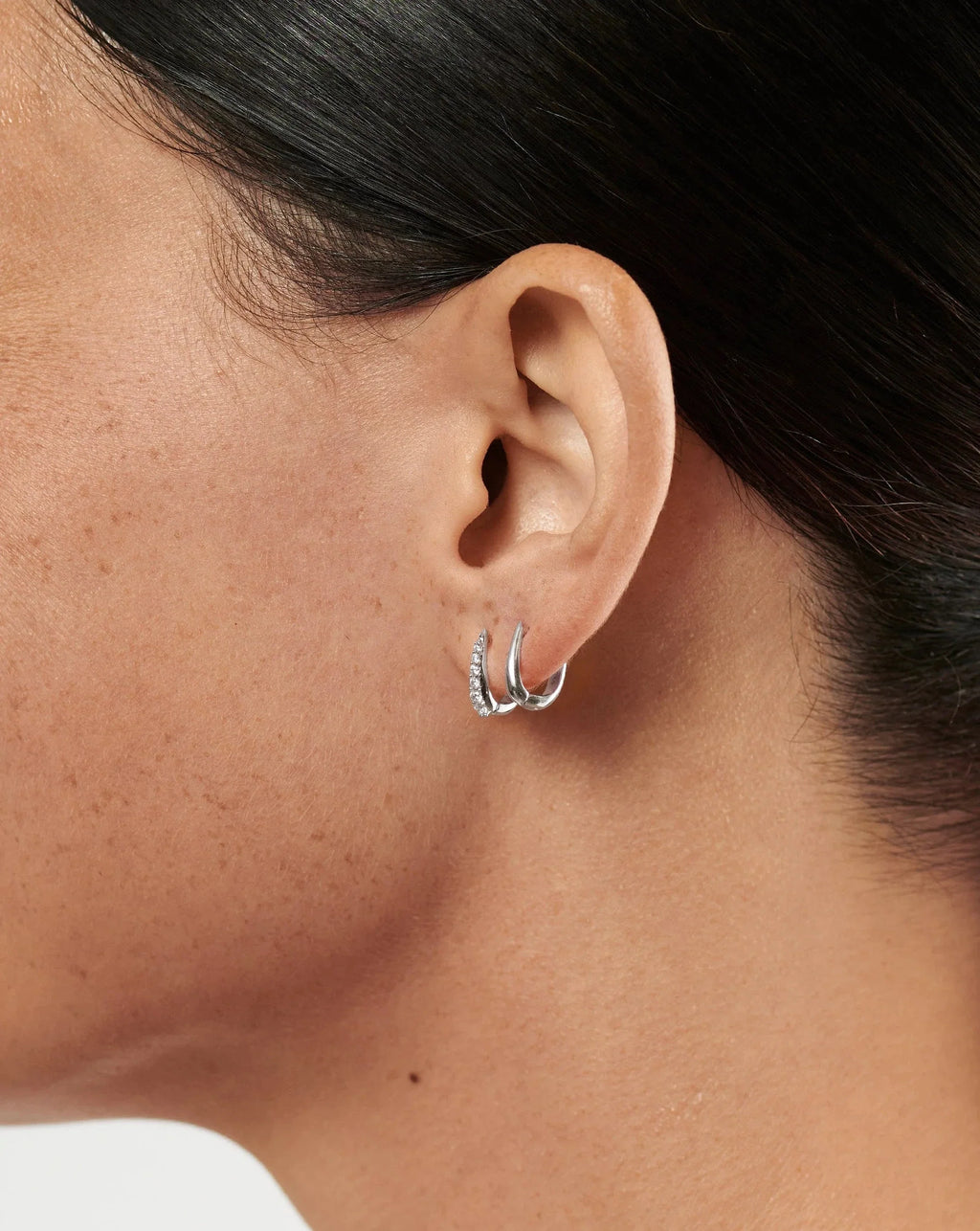 Claw Huggies | Sterling Silver