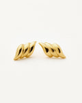 Savi Signature Stud Earrings | 18ct Gold Plated